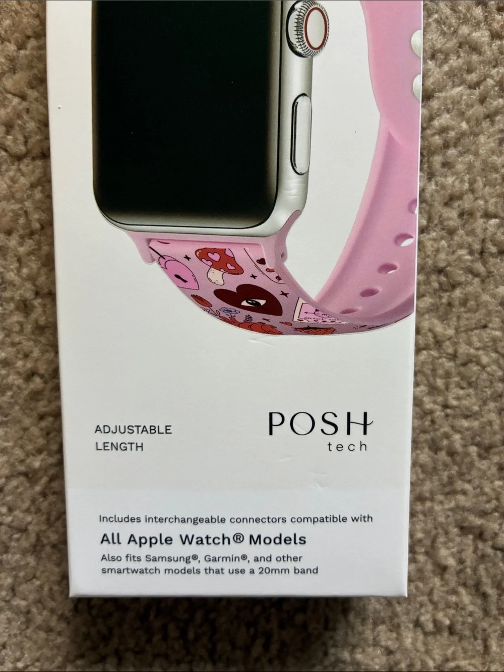 POSH Tech Printed Silicone Apple Watch Band